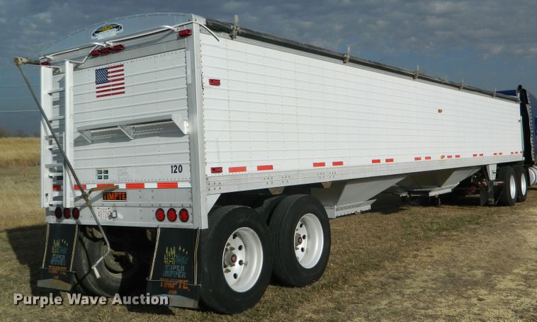 image for item DF4592 2007 Timpte Super Hopper double hopper grain trailer