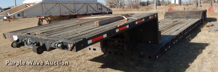 image for item DG4666 1988 Seibert drop deck trailer