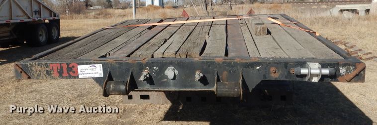 image for item DG4666 1988 Seibert drop deck trailer