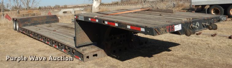 image for item DG4666 1988 Seibert drop deck trailer