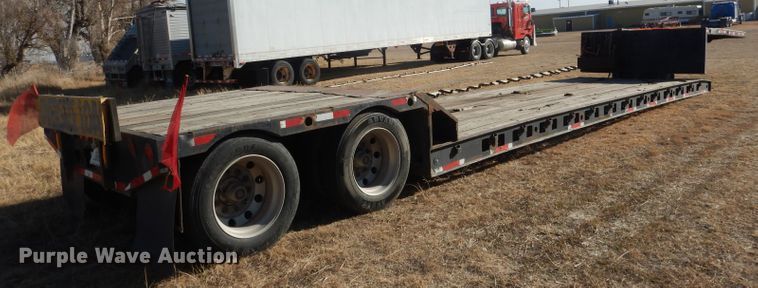 image for item DG4666 1988 Seibert drop deck trailer