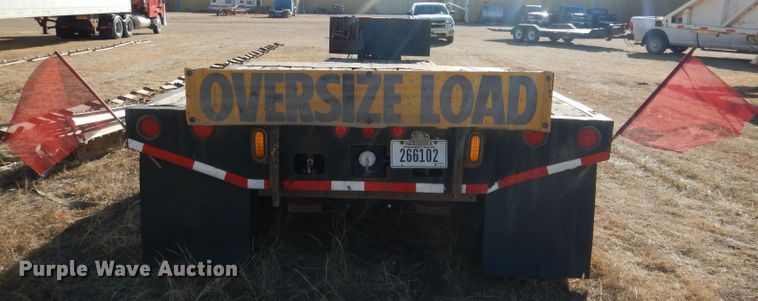 image for item DG4666 1988 Seibert drop deck trailer