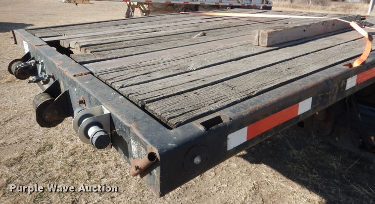 image for item DG4666 1988 Seibert drop deck trailer