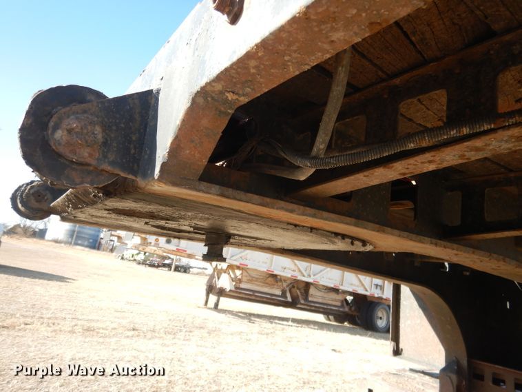 image for item DG4666 1988 Seibert drop deck trailer