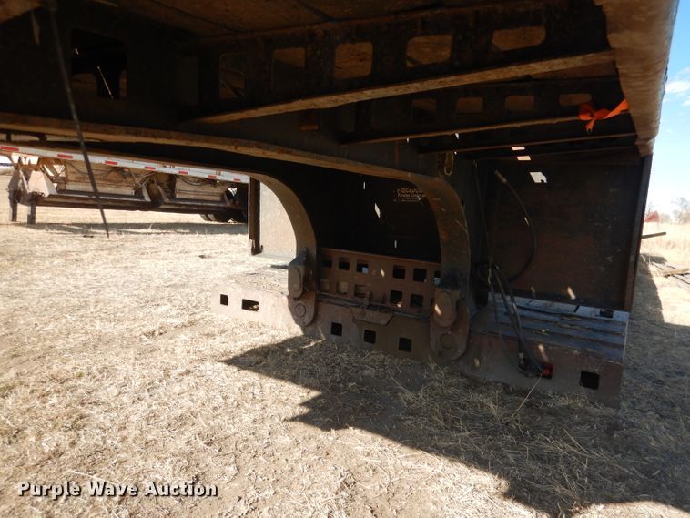 image for item DG4666 1988 Seibert drop deck trailer