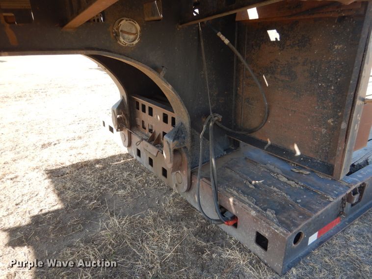 image for item DG4666 1988 Seibert drop deck trailer