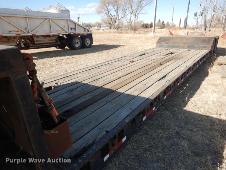 image for item DG4666 1988 Seibert drop deck trailer