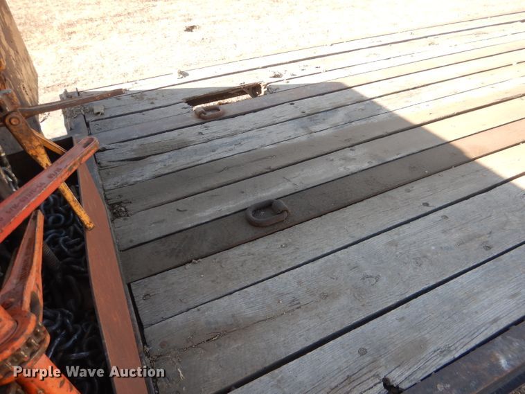 image for item DG4666 1988 Seibert drop deck trailer