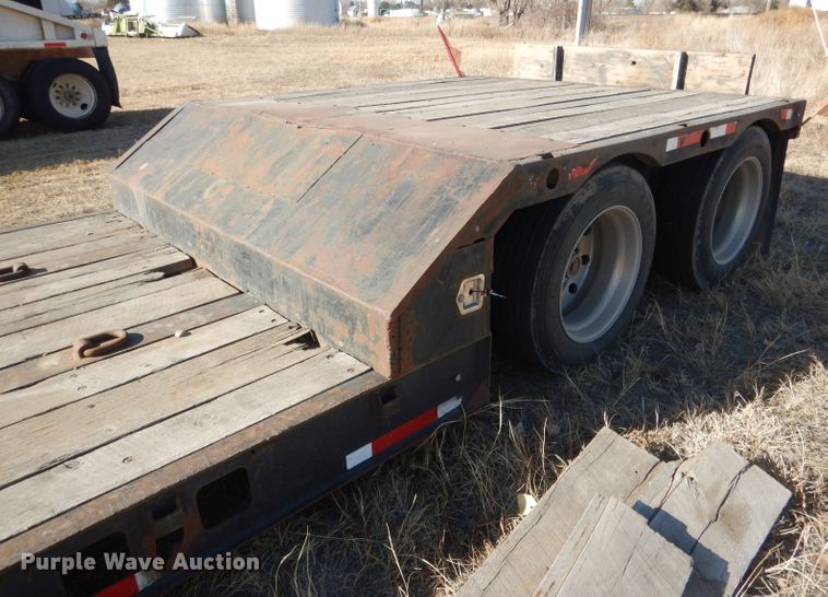 image for item DG4666 1988 Seibert drop deck trailer