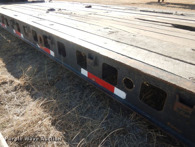 image for item DG4666 1988 Seibert drop deck trailer