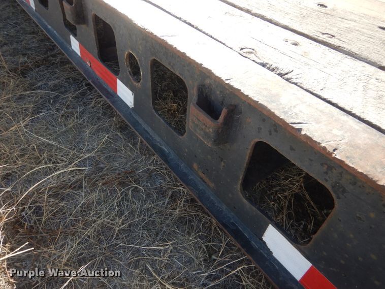 image for item DG4666 1988 Seibert drop deck trailer