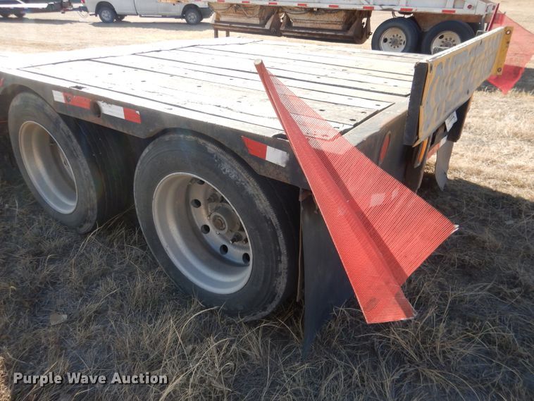 image for item DG4666 1988 Seibert drop deck trailer