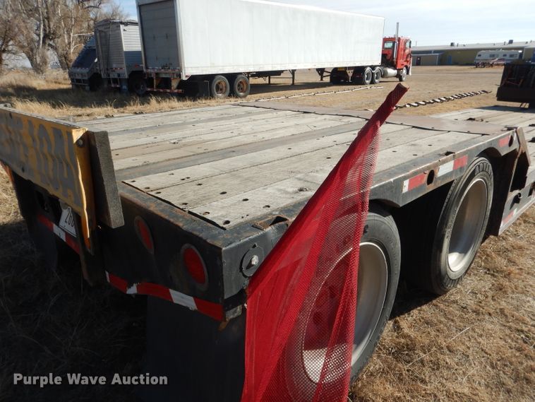 image for item DG4666 1988 Seibert drop deck trailer