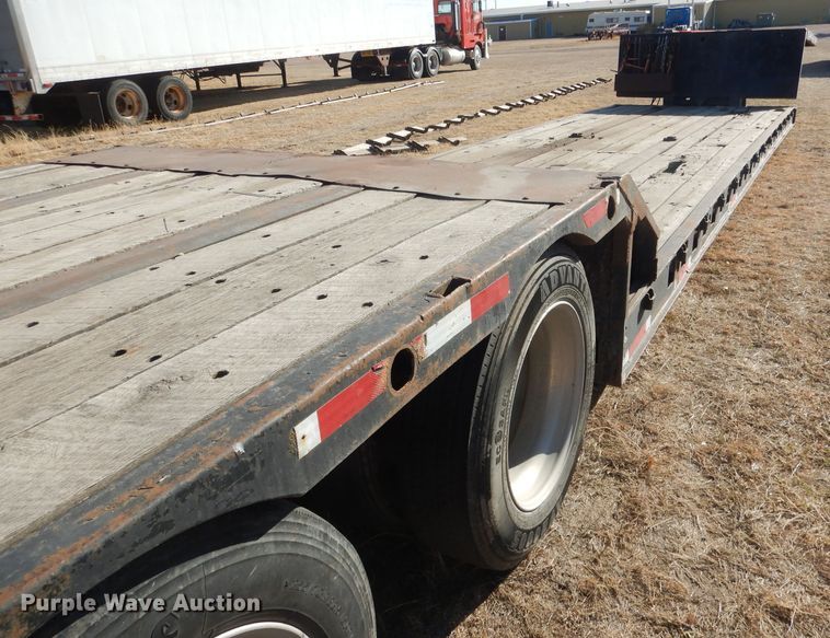 image for item DG4666 1988 Seibert drop deck trailer