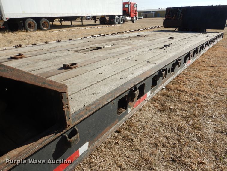 image for item DG4666 1988 Seibert drop deck trailer