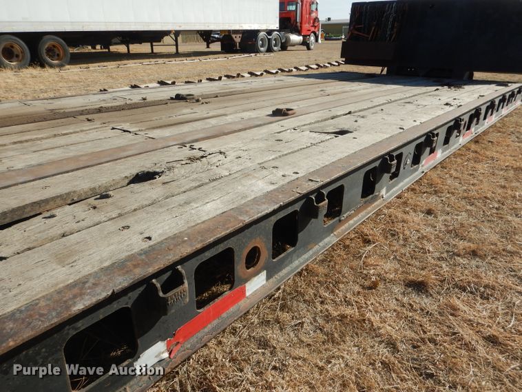 image for item DG4666 1988 Seibert drop deck trailer