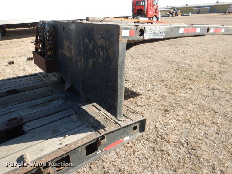 image for item DG4666 1988 Seibert drop deck trailer