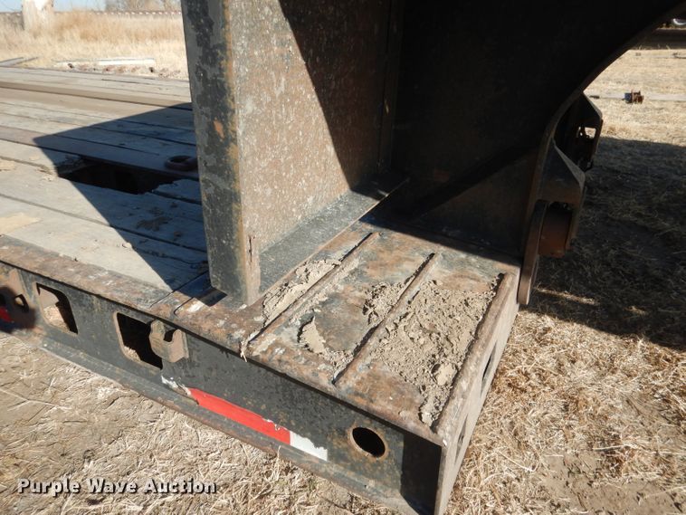 image for item DG4666 1988 Seibert drop deck trailer