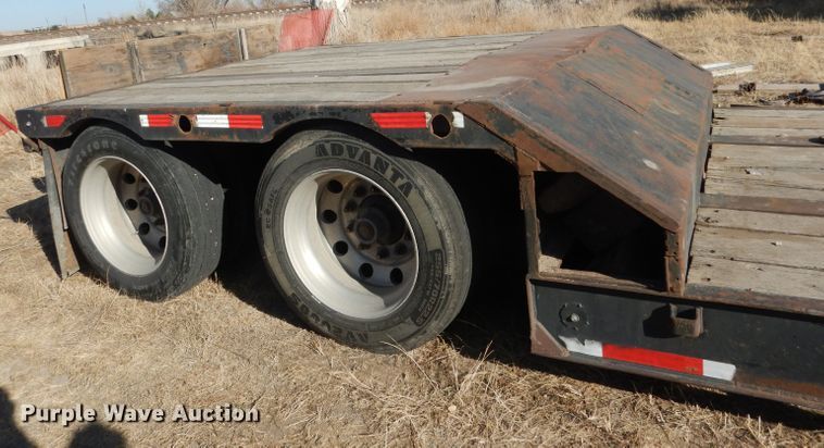 image for item DG4666 1988 Seibert drop deck trailer