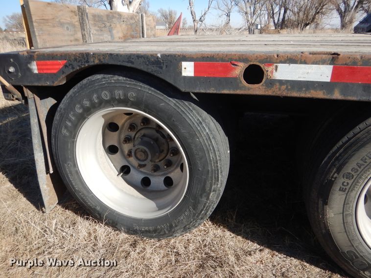 image for item DG4666 1988 Seibert drop deck trailer
