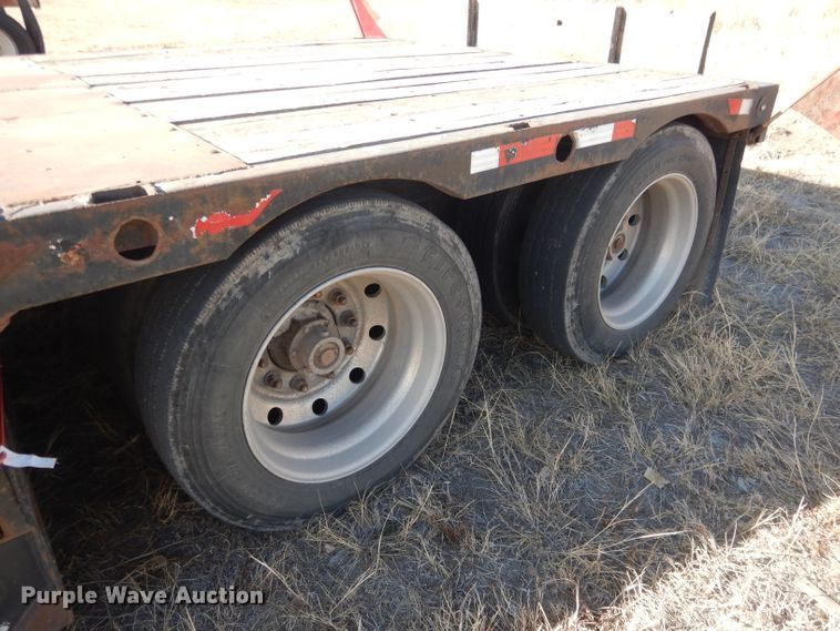 image for item DG4666 1988 Seibert drop deck trailer