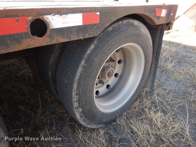 image for item DG4666 1988 Seibert drop deck trailer