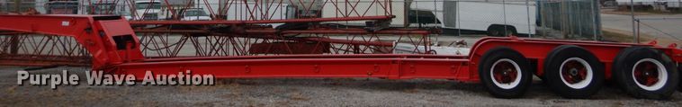 image for item DI1072 1987 Talbert lowboy equipment trailer