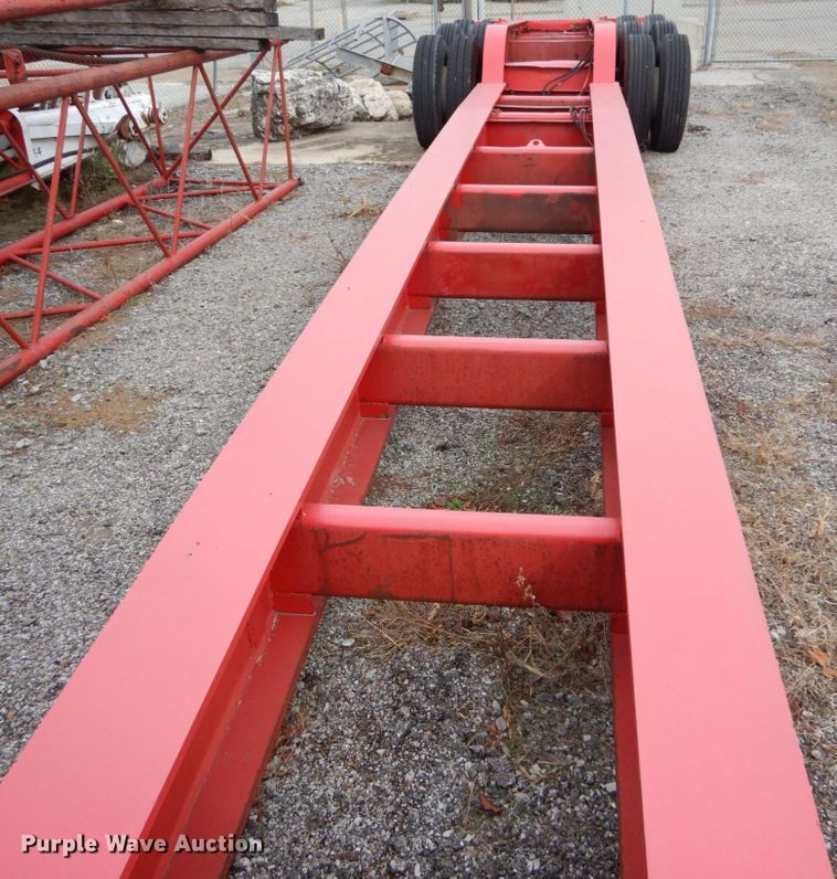 image for item DI1072 1987 Talbert lowboy equipment trailer