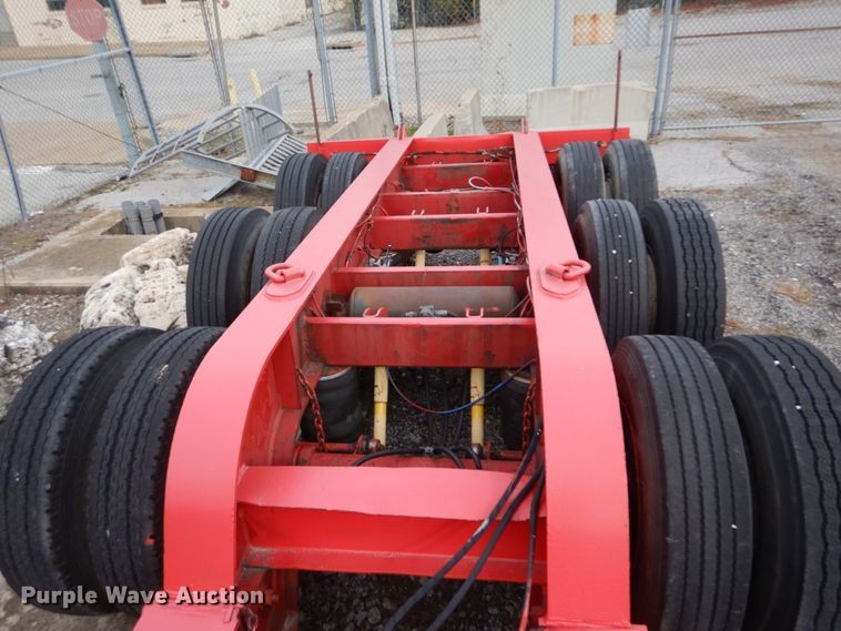 image for item DI1072 1987 Talbert lowboy equipment trailer