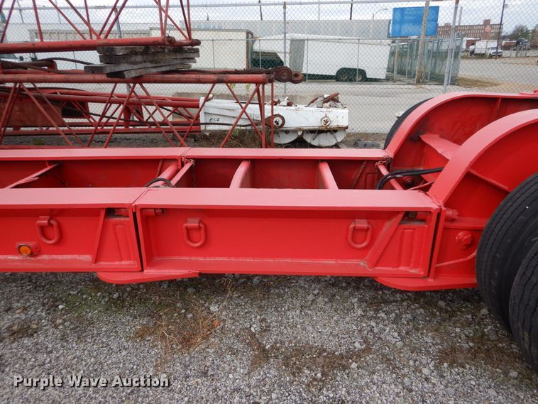 image for item DI1072 1987 Talbert lowboy equipment trailer