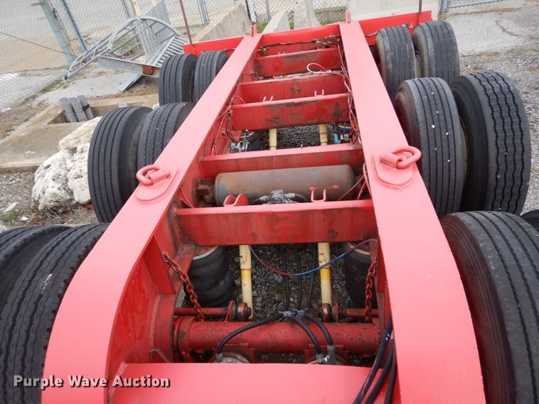 image for item DI1072 1987 Talbert lowboy equipment trailer