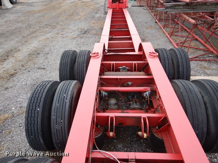 image for item DI1072 1987 Talbert lowboy equipment trailer