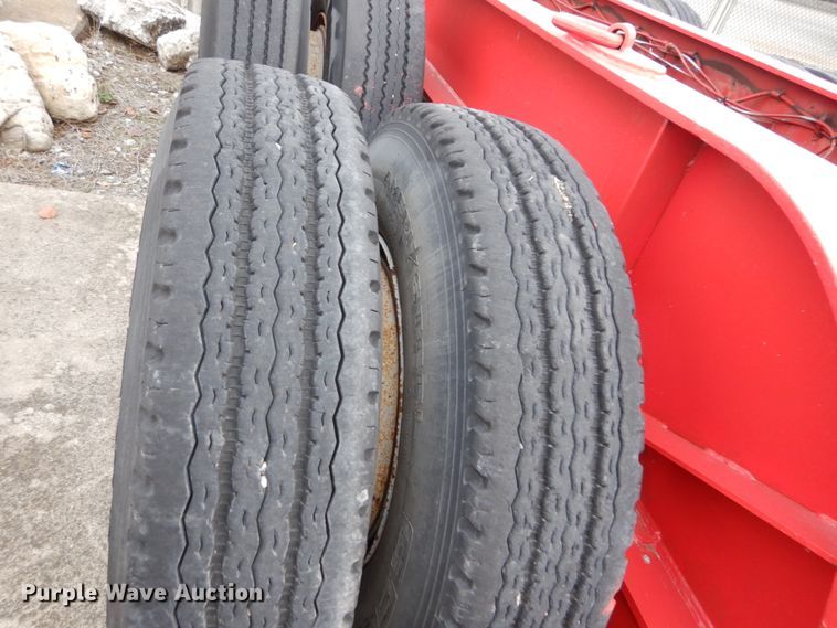 image for item DI1072 1987 Talbert lowboy equipment trailer