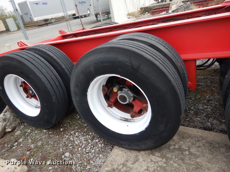 image for item DI1072 1987 Talbert lowboy equipment trailer