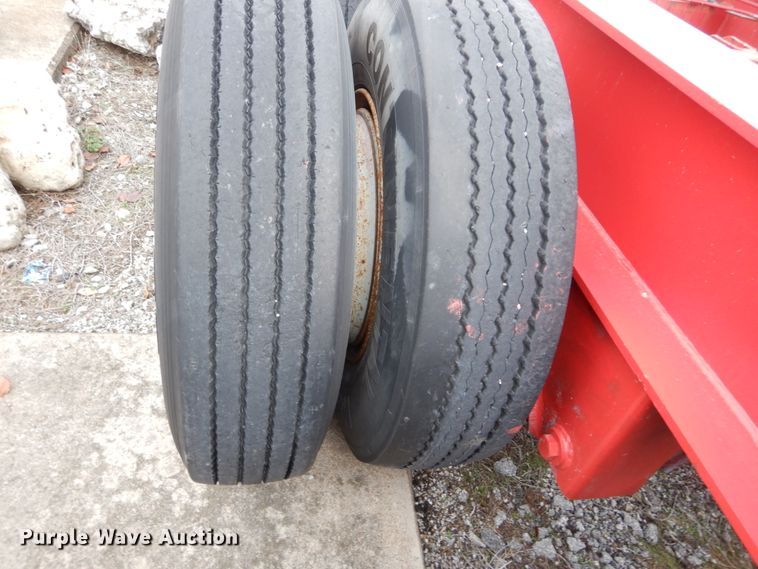 image for item DI1072 1987 Talbert lowboy equipment trailer