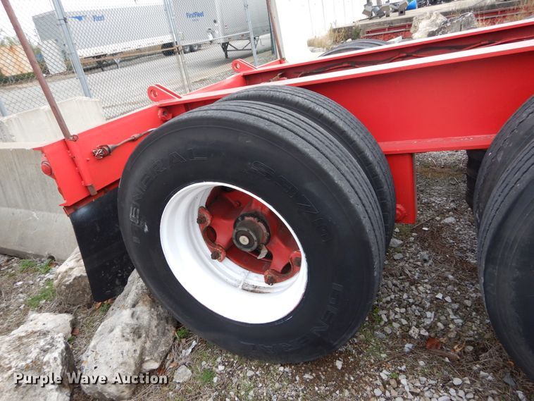 image for item DI1072 1987 Talbert lowboy equipment trailer