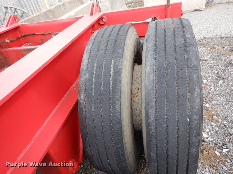 image for item DI1072 1987 Talbert lowboy equipment trailer