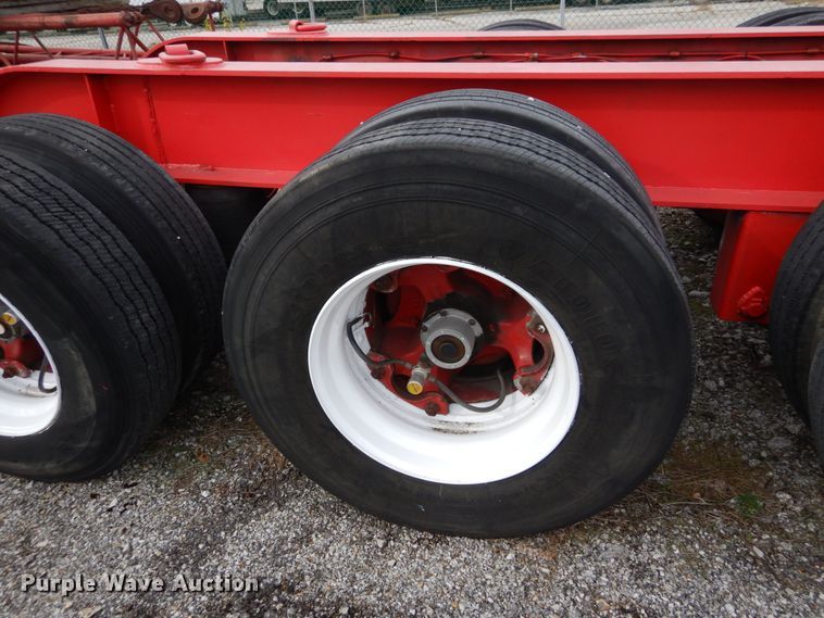 image for item DI1072 1987 Talbert lowboy equipment trailer