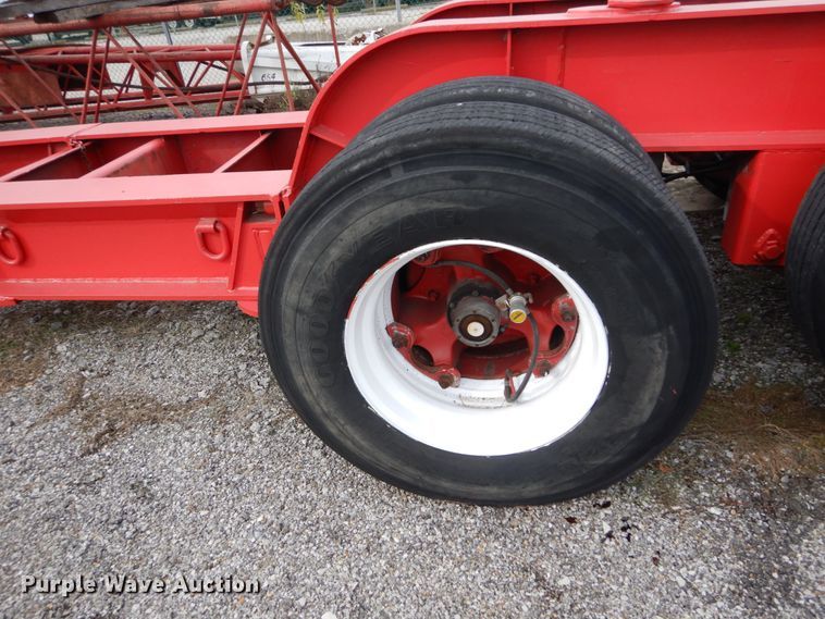 image for item DI1072 1987 Talbert lowboy equipment trailer