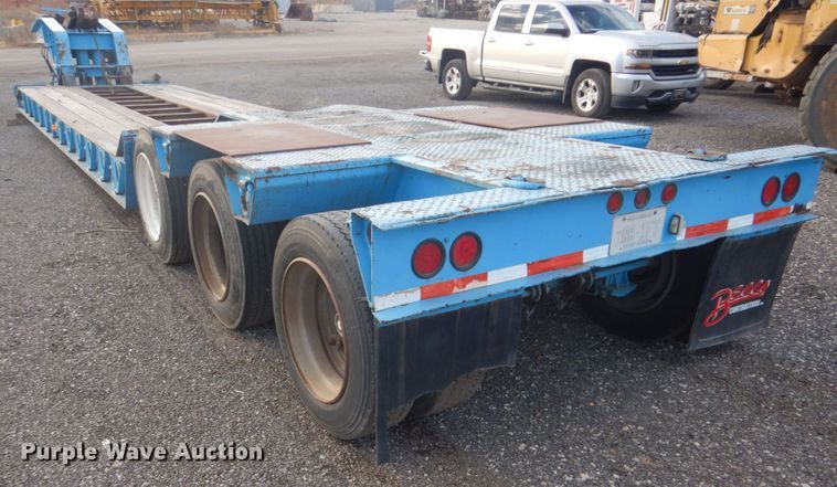 image for item DI2390 1987 Eager Beaver 50HG/HS50-TON lowboy equipment trailer