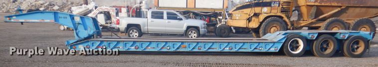 image for item DI2390 1987 Eager Beaver 50HG/HS50-TON lowboy equipment trailer