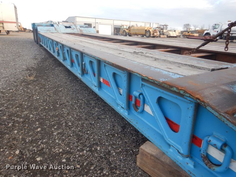 image for item DI2390 1987 Eager Beaver 50HG/HS50-TON lowboy equipment trailer