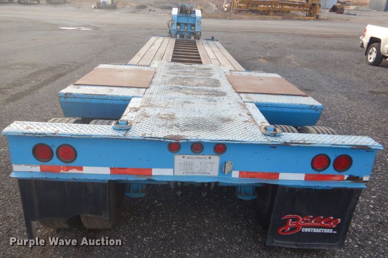 image for item DI2390 1987 Eager Beaver 50HG/HS50-TON lowboy equipment trailer