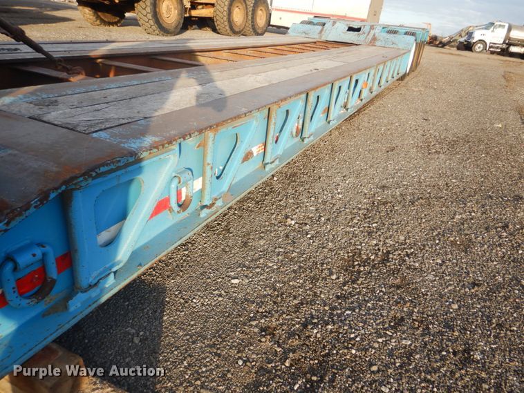 image for item DI2390 1987 Eager Beaver 50HG/HS50-TON lowboy equipment trailer