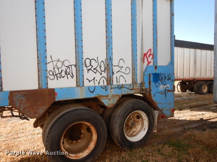 image for item DI8113 1993 Bocats LBT45VO live bottom trailer