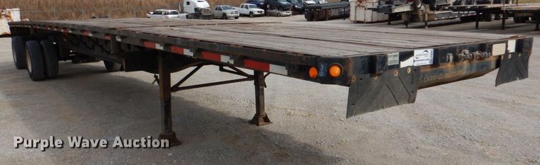 image for item DJ0330 2001 Viking VFH48102T flatbed trailer