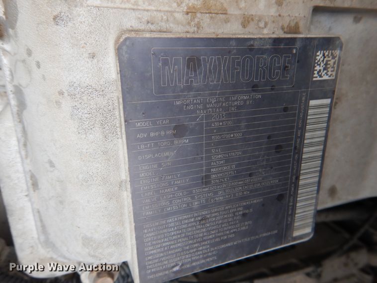 image for item DJ0350 2014 International ProStar  semi truck