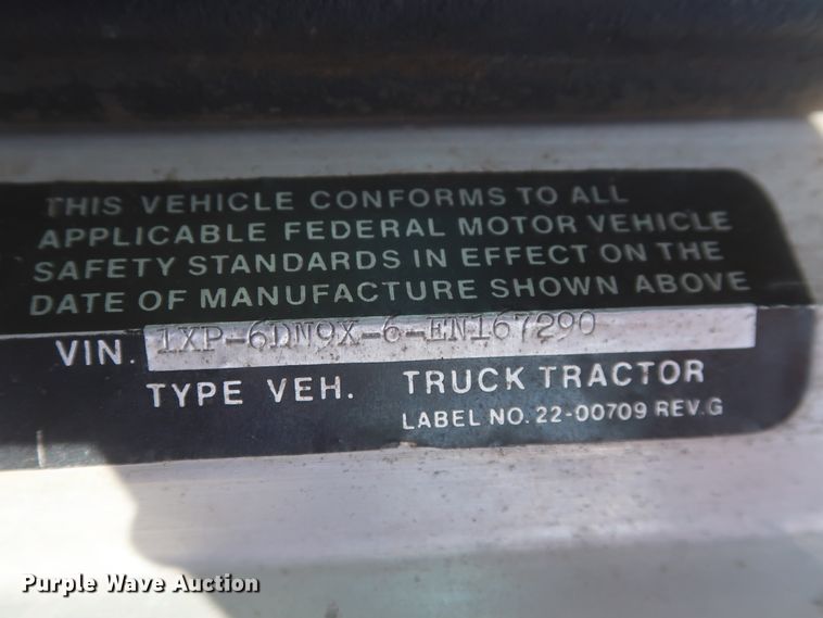 image for item DJ1819 1984 Peterbilt 362  semi truck