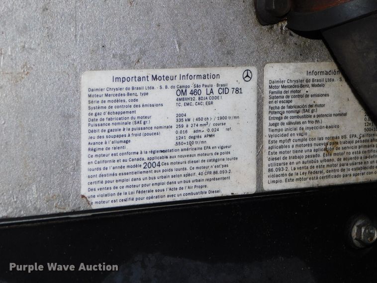 image for item DJ5863 2005 Sterling AT9500  semi truck