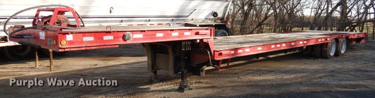 image for item DJ6052 1999 Ledwell drop deck equipment trailer